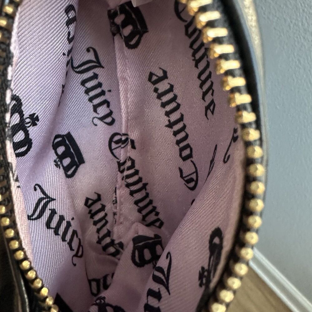 Juicy Couture Black Faux Leather Pearl Handle Mini Bag - Picture 7 of 8